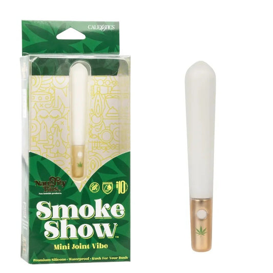 Calexotics–NaughtyBits“SmokeShow”MiniJointVibe(FrostWhite/Gold)