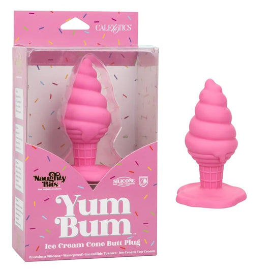 Calexotics–NaughtyBits“YumBum”IceCreamConeshapedButtPlug(Pink)