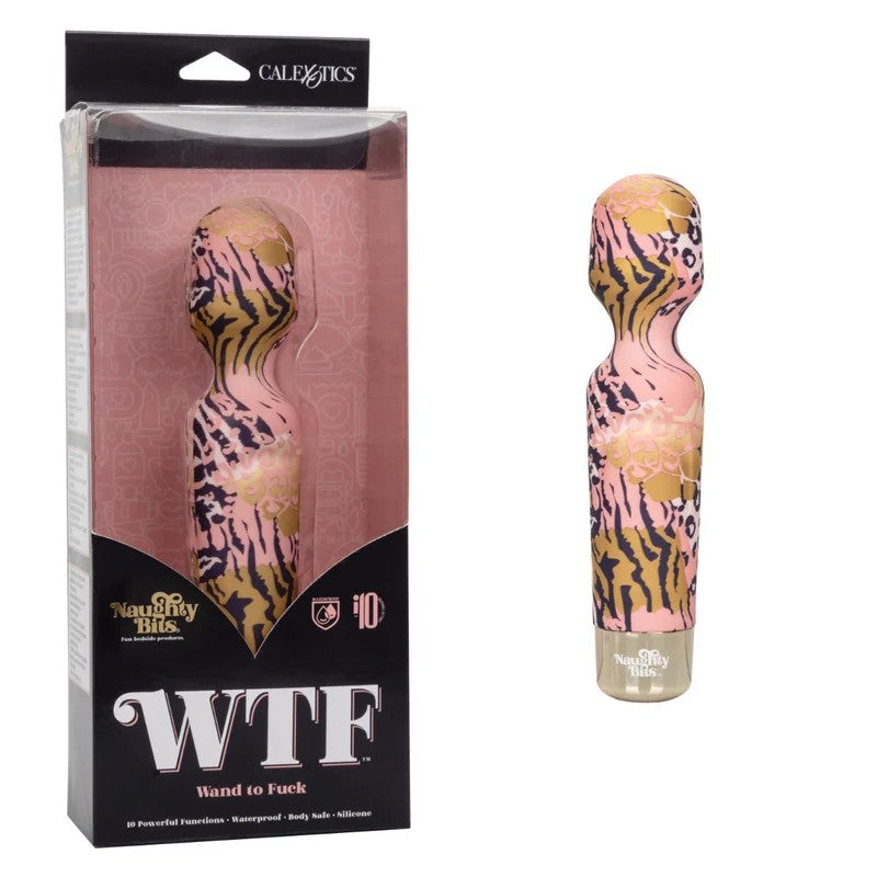 Calexotics–NaughtyBitsWTFWandtoFuckSiliconeWand(AnimalPrint)