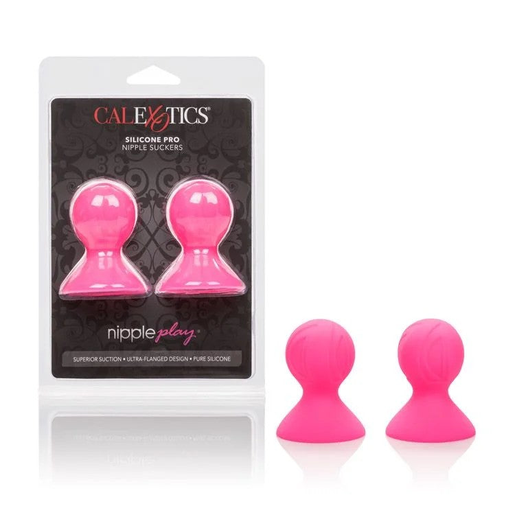 Calexotics–NipplePlaySiliconeProNippleSuckers(Pink)