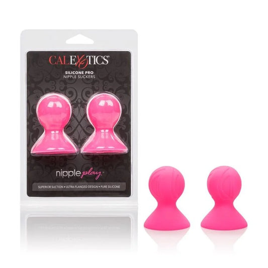 Calexotics–NipplePlaySiliconeProNippleSuckers(Pink)
