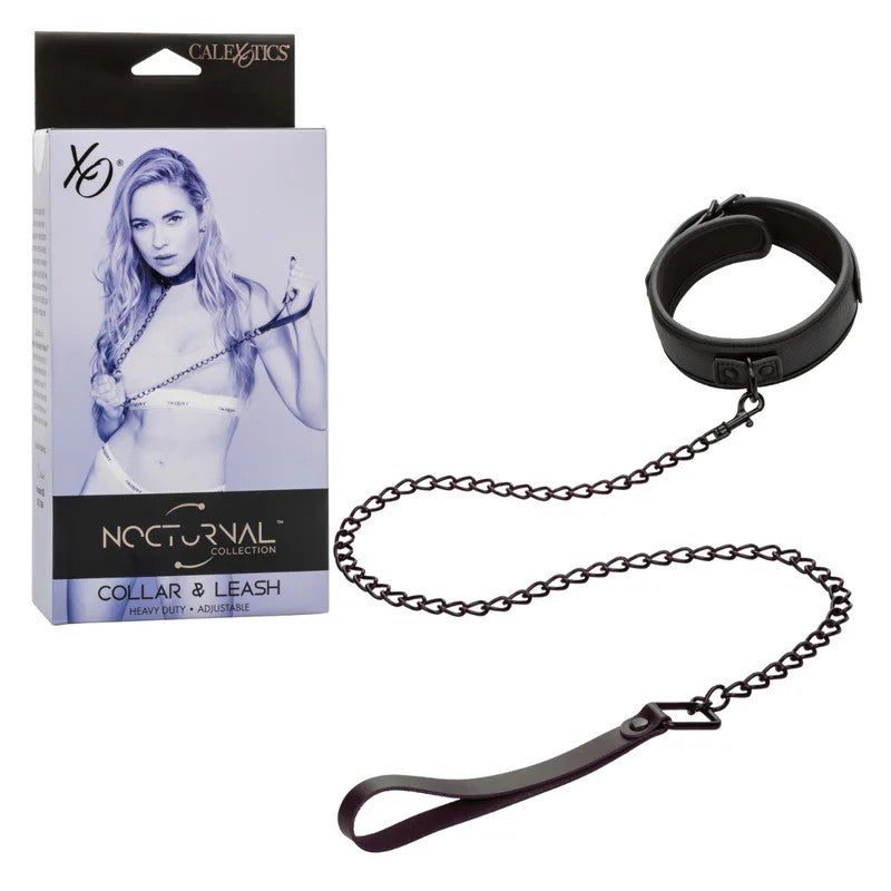 Calexotics–NocturnalCollar&Leash(Black)