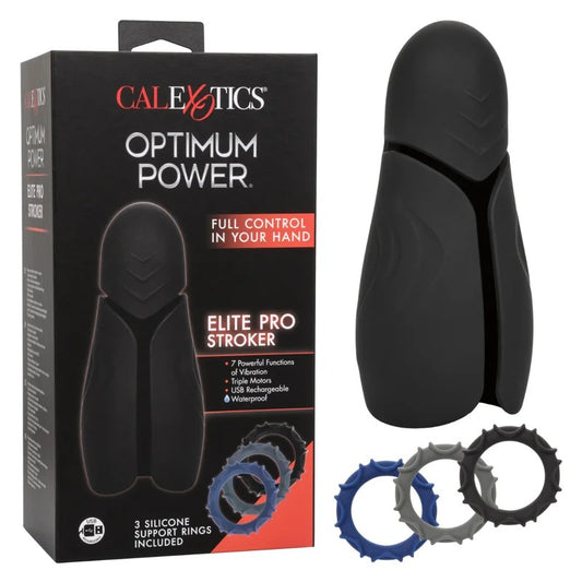 Calexotics–OptimumPowerEliteProStrokerRechargeableStroker(Black)