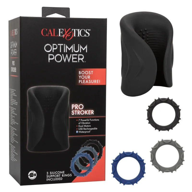 Calexotics–OptimumPowerProStrokerRechargeableStroker(Black)