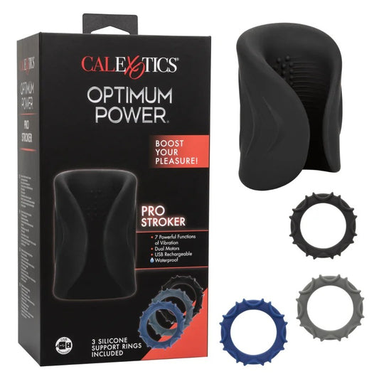 Calexotics–OptimumPowerProStrokerRechargeableStroker(Black)