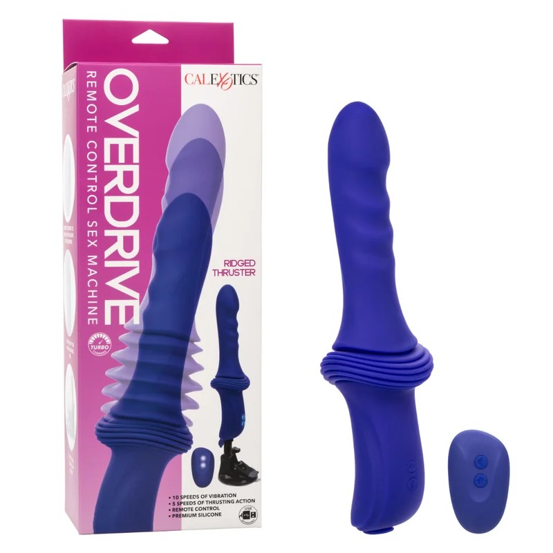Calexotics–OverdriveRidgedThrusterRemoteControlSexMachine(Purple)