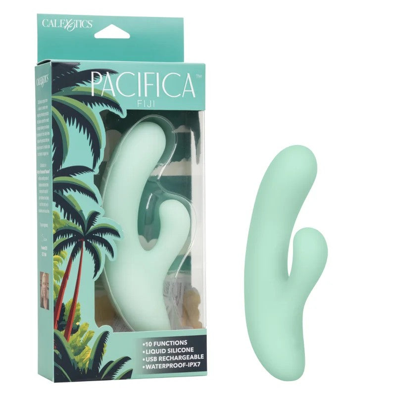 Calexotics–Pacifica“Fiji”CompactRabbitVibrator(MintGreen)