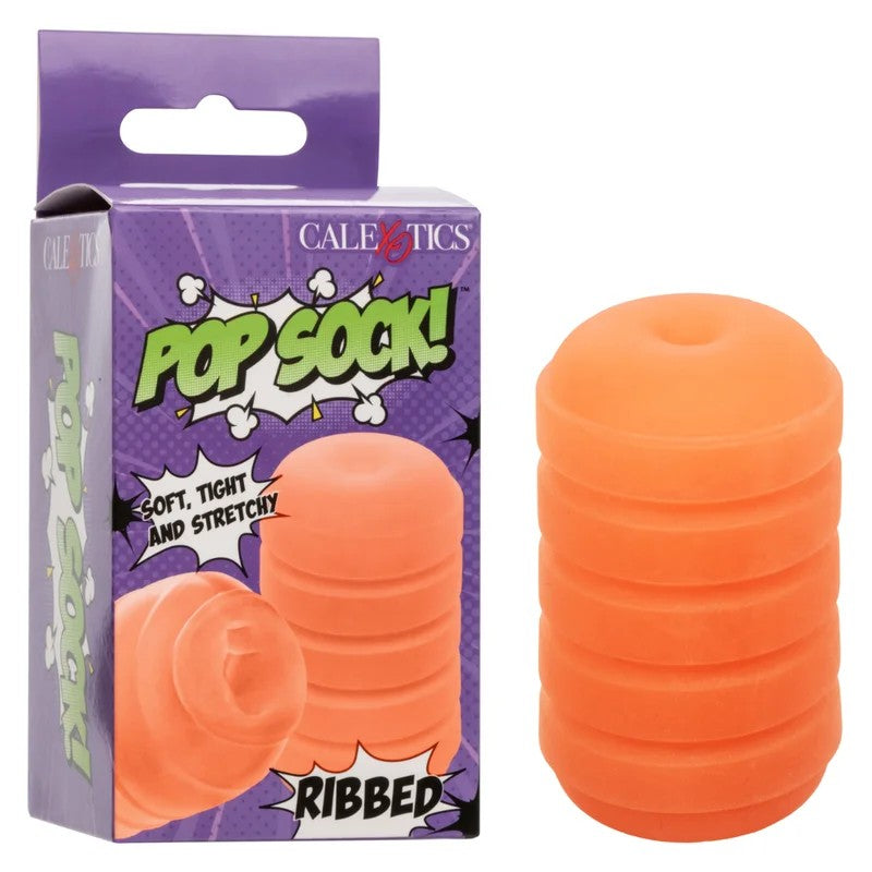 Calexotics–PopSock!RibbedReversibleMiniStroker(Orange)