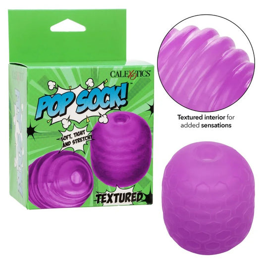 Calexotics–PopSock!TexturedReversibleMiniStroker(Purple)