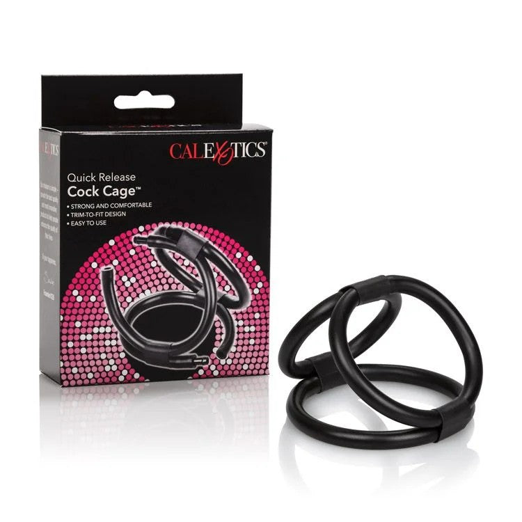 Calexotics–QuickReleaseCockCage(Black)