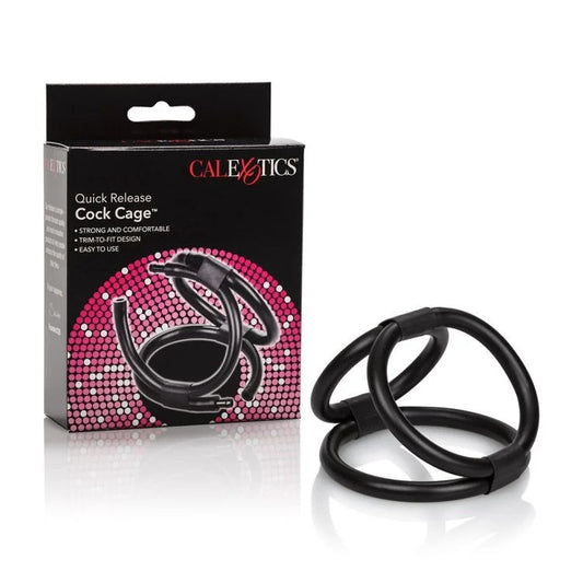 Calexotics–QuickReleaseCockCage(Black)