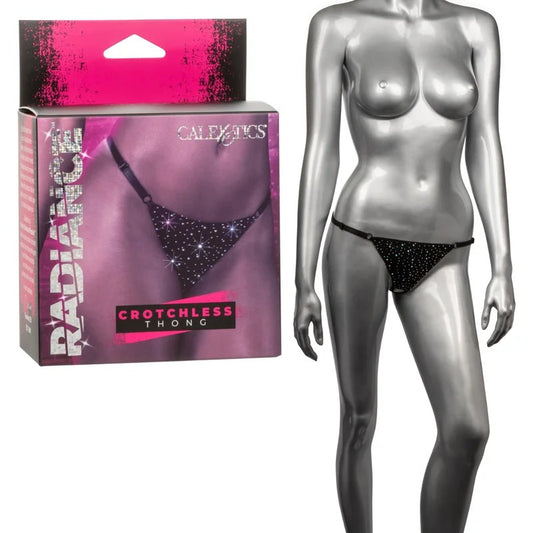 Calexotics–RadianceCrotchlessThong–OSFM(SparklyBlack)
