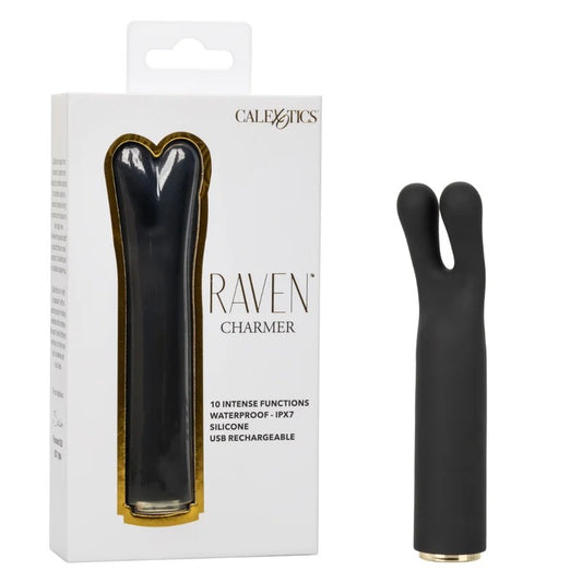 Calexotics–RavenCharmerBunnyEarsClitoralVibrator(Black)