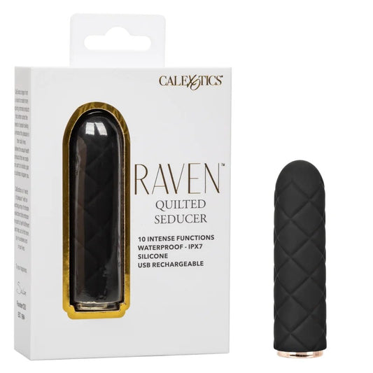 Calexotics–RavenQuiltedSeducerBulletVibrator(Black)