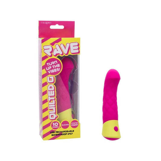 Calexotics–RaveQuiltedGVibrator–(Pink)