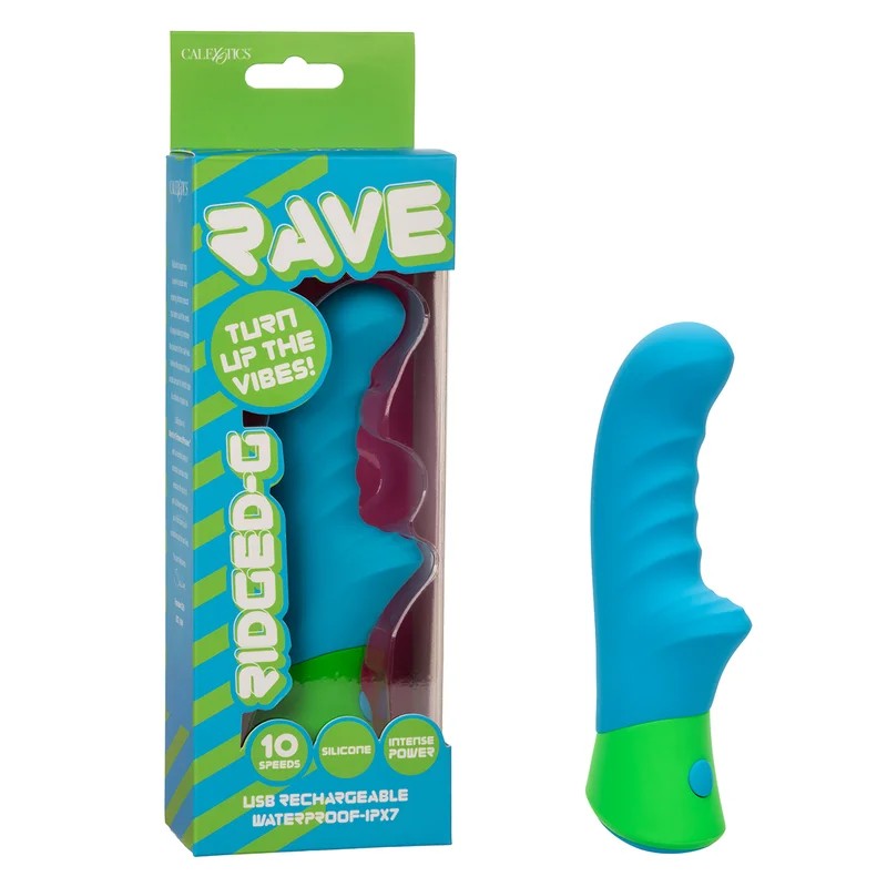 Calexotics–RaveRidged-GG-SpotVibrator(Blue)