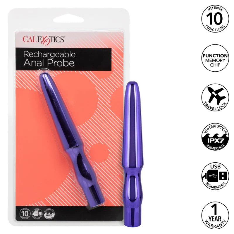 Calexotics–RechargeableAnalProbe(MetallicPurple)