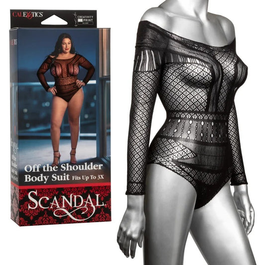 Calexotics–ScandalOffTheShoulderLaceBodySuit(Queen)