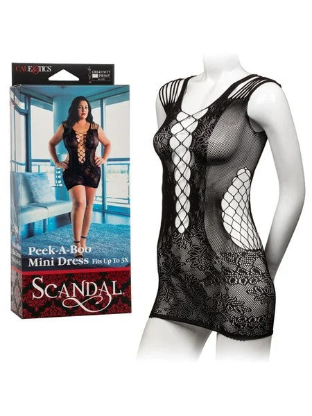 Calexotics–ScandalPeek-A-BooLaceMiniDress(Queen)