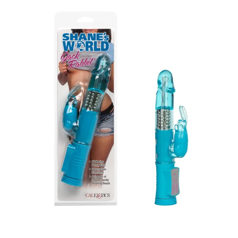 Calexotics–ShanesWorldJackRabbitVibrator(Blue)
