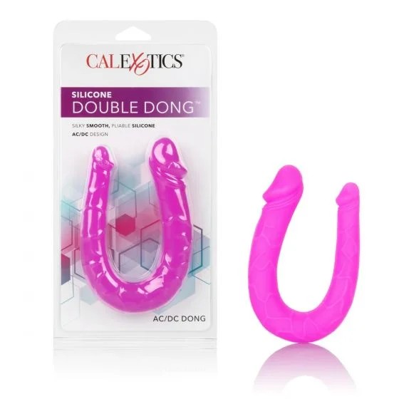 Calexotics–SiliconeDoubleDongAC/DC(Pink)
