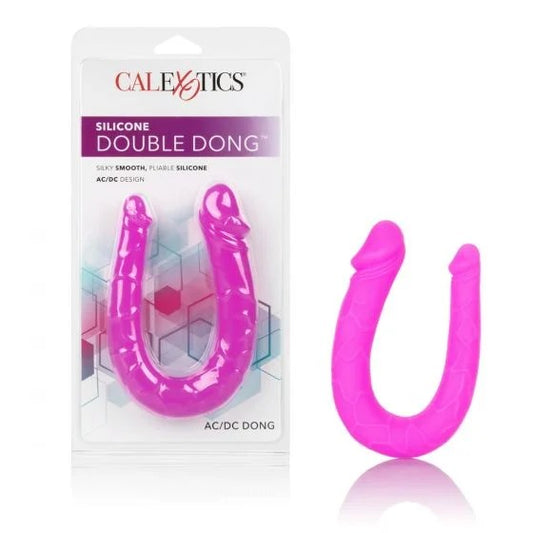 Calexotics–SiliconeDoubleDongAC/DC(Pink)