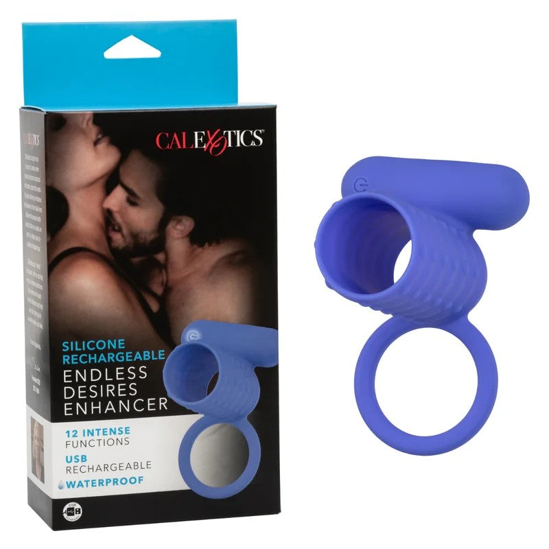 Calexotics–SiliconeRechargeableEndlessDesiresEnhancer(Blue)