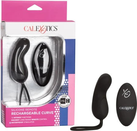 Calexotics–SiliconeRemoteRechargeableCurve(Black)