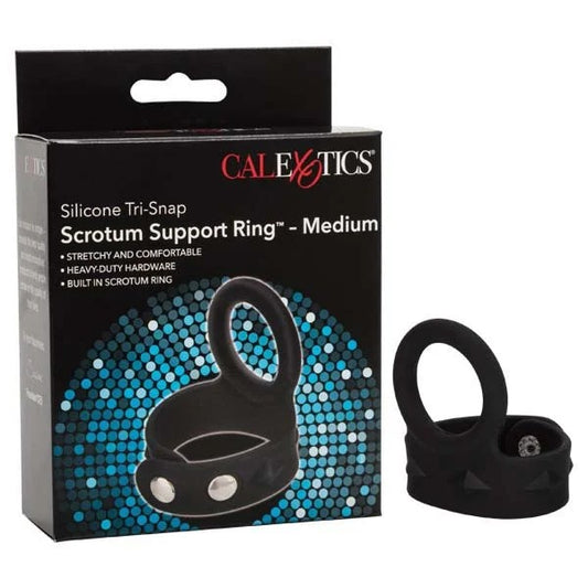 Calexotics–SiliconeTri-SnapScrotumSupportRing(Medium)