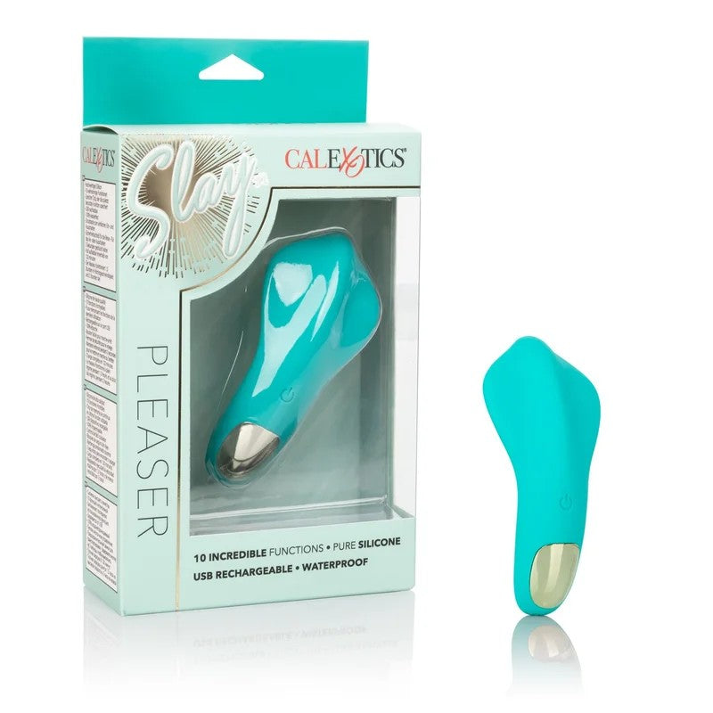 Calexotics–Slay#PleaseMeRechargeableLay-OnPantyVibrator(Green)