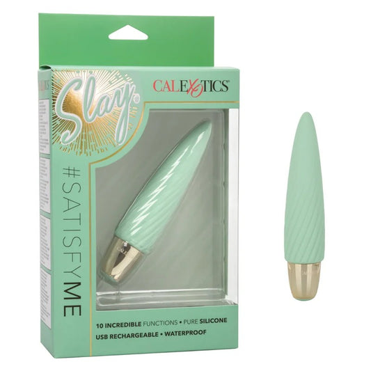 Calexotics–Slay#SatisfyMeRechargeableCompactVibrator(MintGreen)