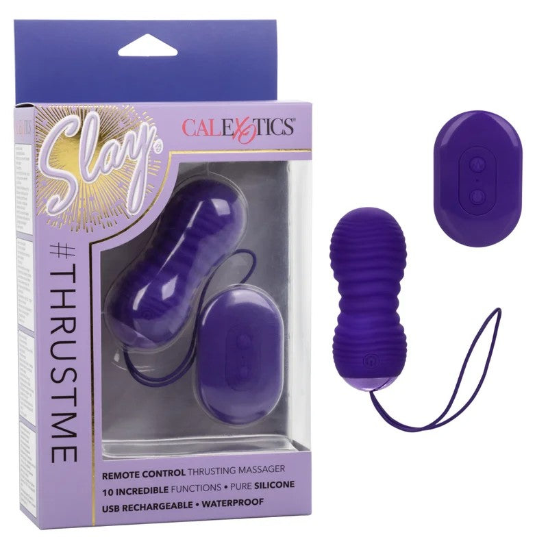 Calexotics–Slay#ThrustMeRechargeableRemoteControlledEgg(Purple)