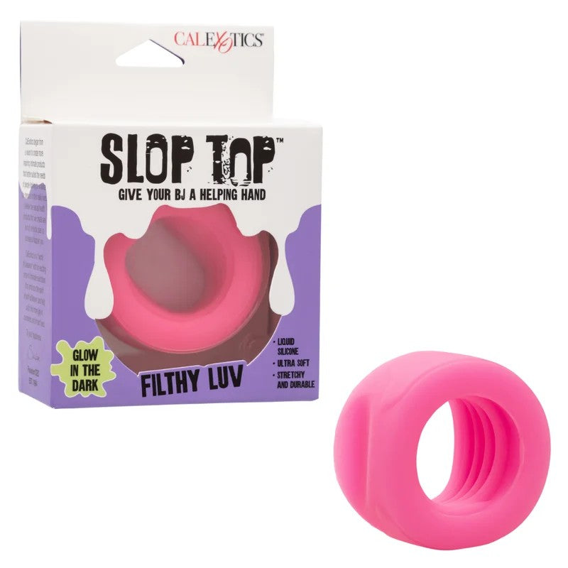 Calexotics–SlopTop“FilthyLuv”BJStrokerSleeve(Glow-In-The-DarkPink)