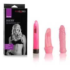 Calexotics–Starter–SultrySensationsVibratorKit(Pink)