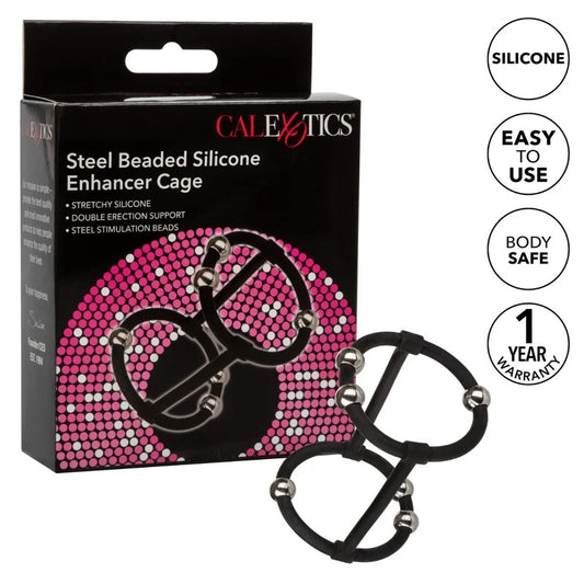Calexotics–SteelBeadedSiliconeEnhancerCage