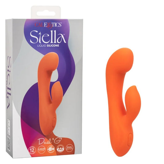 Calexotics–StellaDual“G”DualMotorRabbitVibrator(Orange)