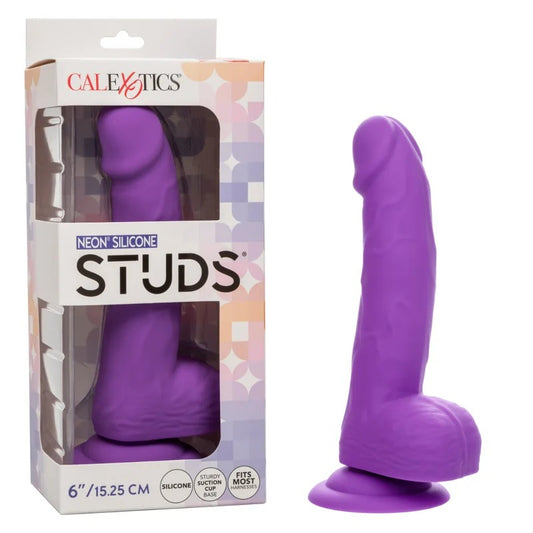 Calexotics–StudsNeonSilicone6″Dong(NeonPurple)