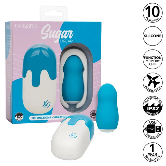 Calexotics–SugarDreamStimulatingClitoralVibrator(Blue/White)