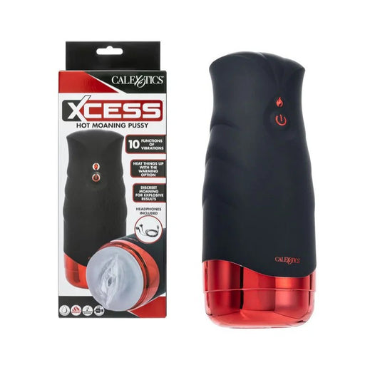 Calexotics-XcessHotMoaningPussyStroker–(Black/Clear)