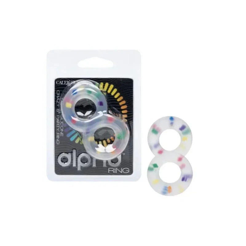 CalexoticsAlpha™–LiquidSiliconeCrazy8®PartyCockRing