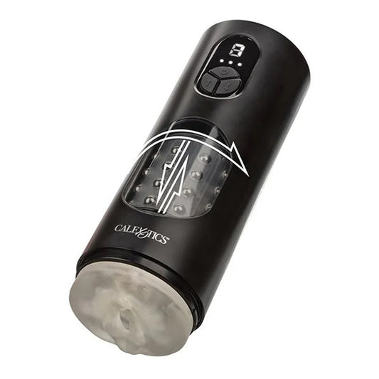 CalExoticsBionicBeadedPowerStrokerVibratingMaleMasturbator