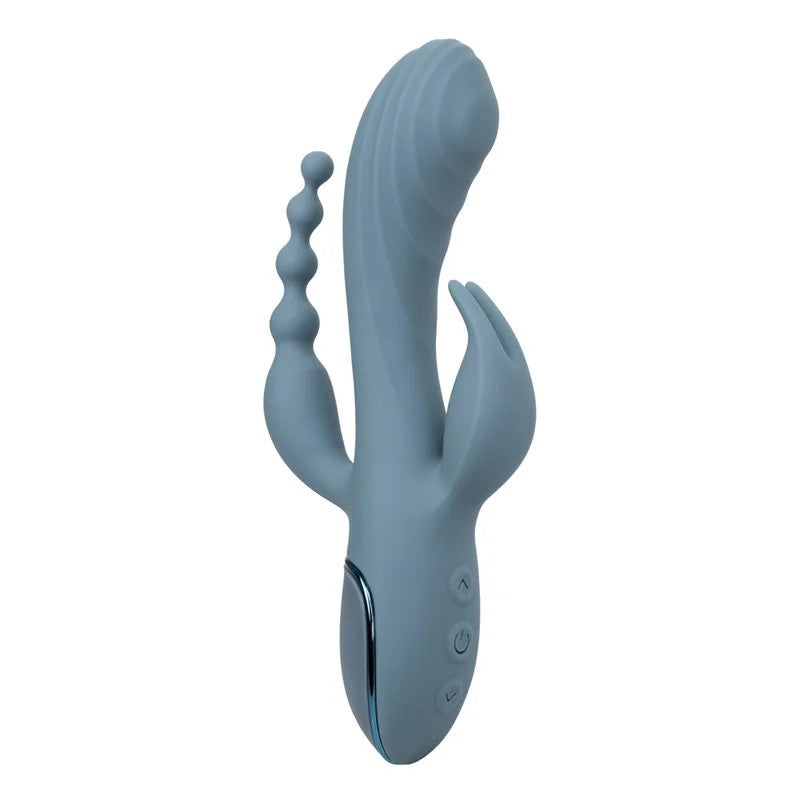 CalExoticsIIITripleEcstasySiliconeG-spotStimulatingVibrator