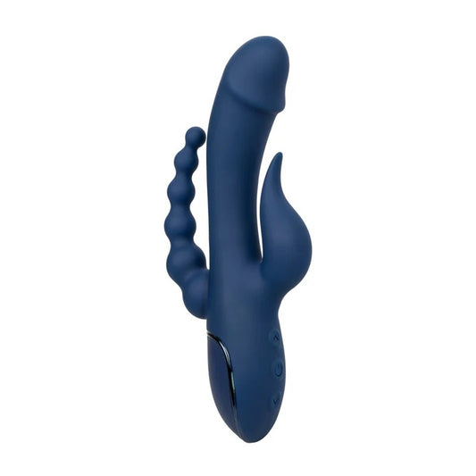 CalExoticsIIITripleOrgasmRechargeableSiliconeStimulatingVibrator