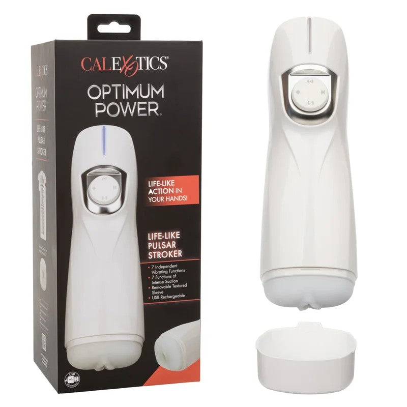 CalExoticsOptimumPowerLifelikePulsarSucking&VibratingStroker