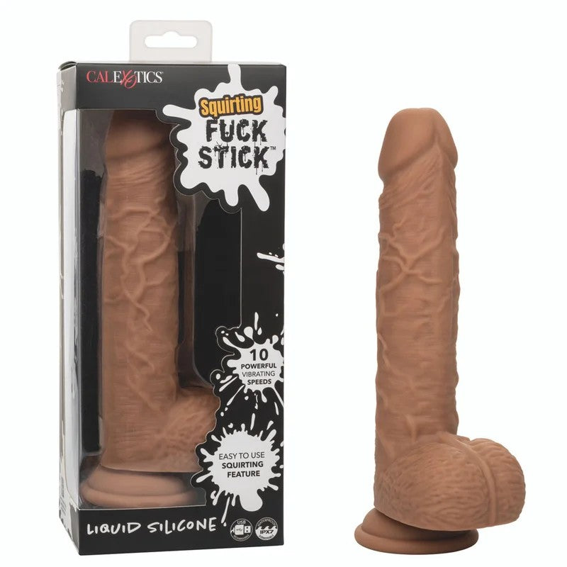 CalexoticsSquirtingFuckStickBrownDildo