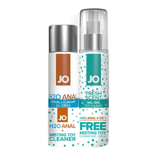 JO–H2OWaterBasedAnalLubricant+MistingToyCleaner(120ml+120ml)