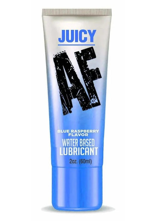 JuicyAFWaterBasedFlavoredLubricantBlueRaspberry