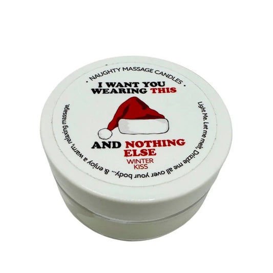 KamaSutra–ChristmasHolidayNaughtyMassageCandle50g(SantaHat)