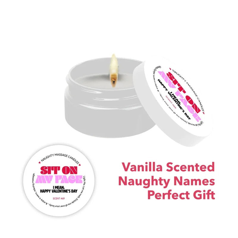 KamaSutra–NaughtyNotes“SitOnMyFace”MassageCandle(50g)