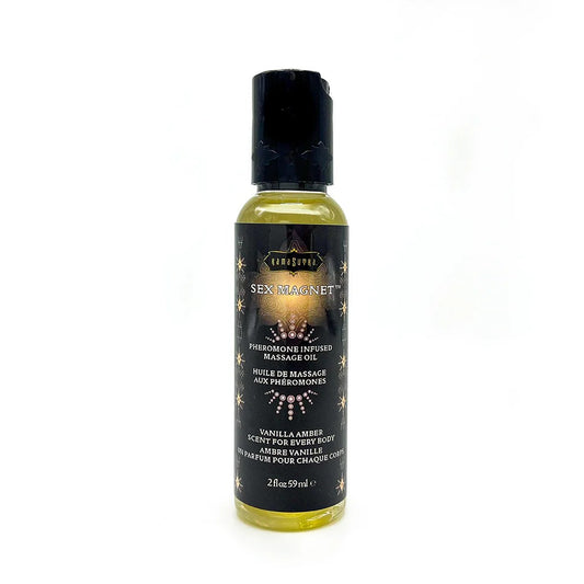 KamaSutra–“SexMagnet”PheromoneMassageOil–VanillaAmber(59ml)